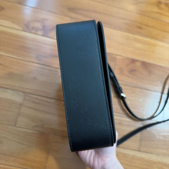 NWOT Kate Spade Staci Saffiano Top Handle Square Flap Crossbody Bag Purse Black - Picture 5 of 9